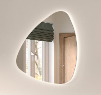Pebble Teardrop Backlit LED Mirror with Demister